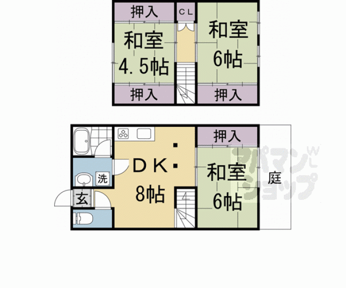 【テラスファイブⅡ】間取