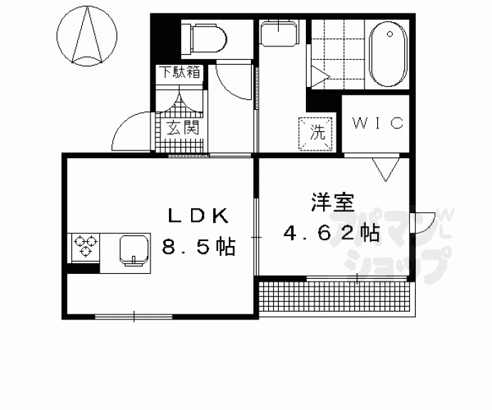 【くめマンションＥＡＳＴ】間取