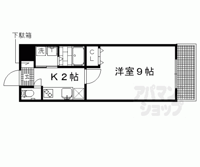 【カノン修学院】間取