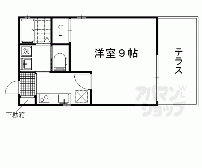 【トレフルメゾン出町柳】間取