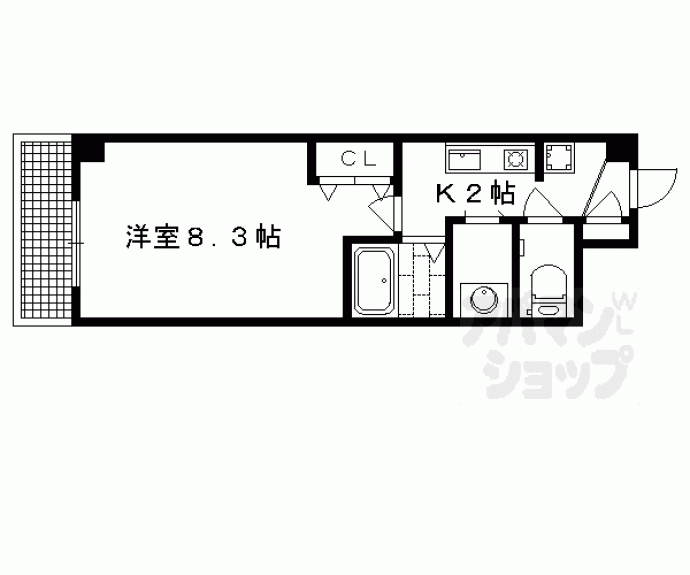 【ヘラクレス北白川】間取