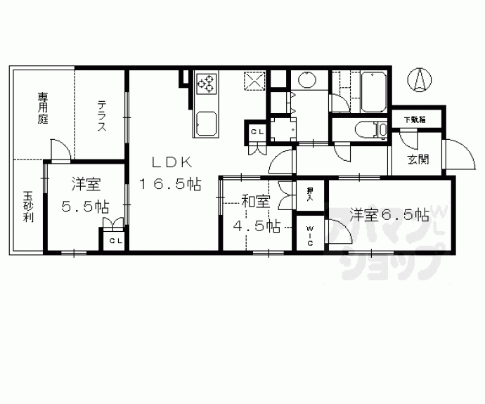 【プレージア京都聖護院ノ邸】間取