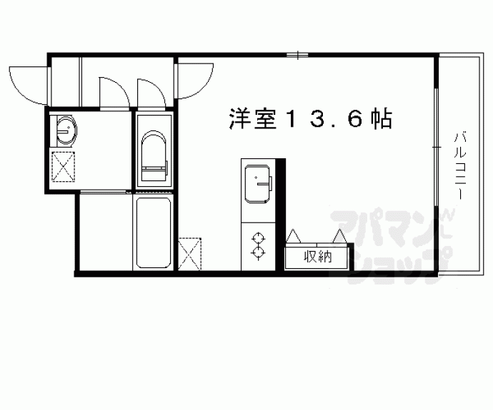 【シャルレ１５番館】間取