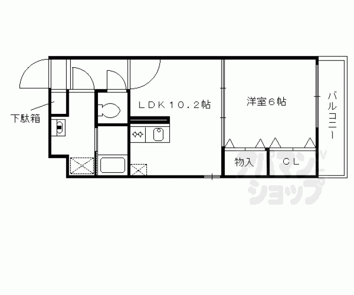 【シャルレ１５番館】間取