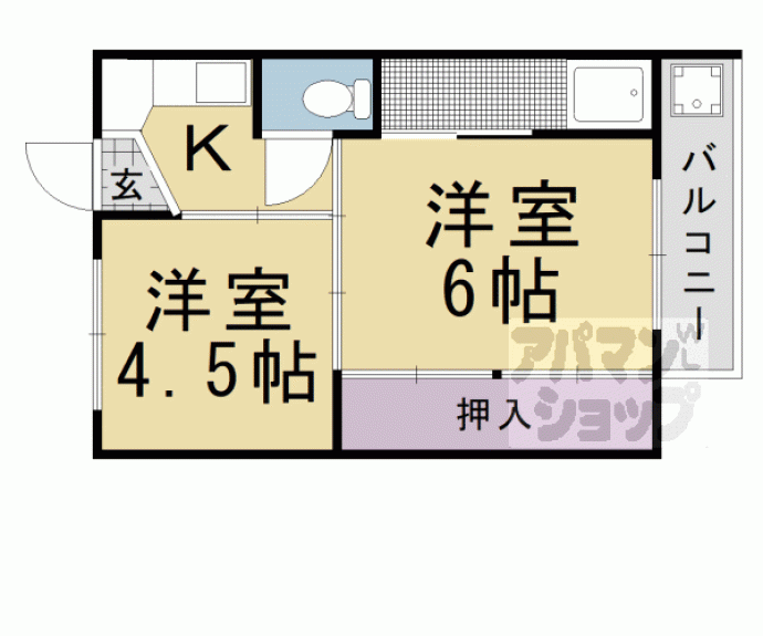 【ビレッジハウス長岡】間取