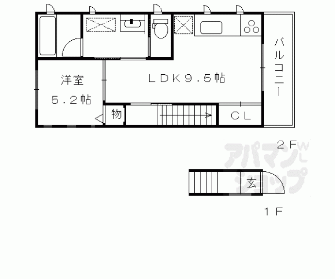 【パインフィールド】間取