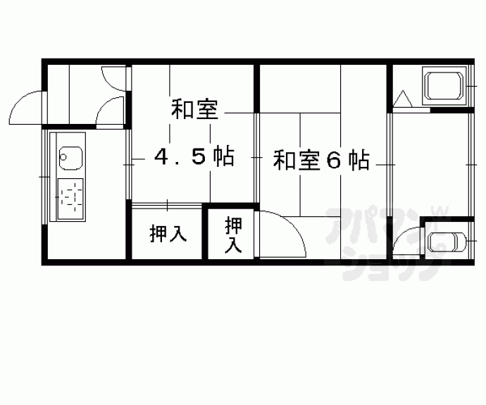 【八ノ坪荘】間取