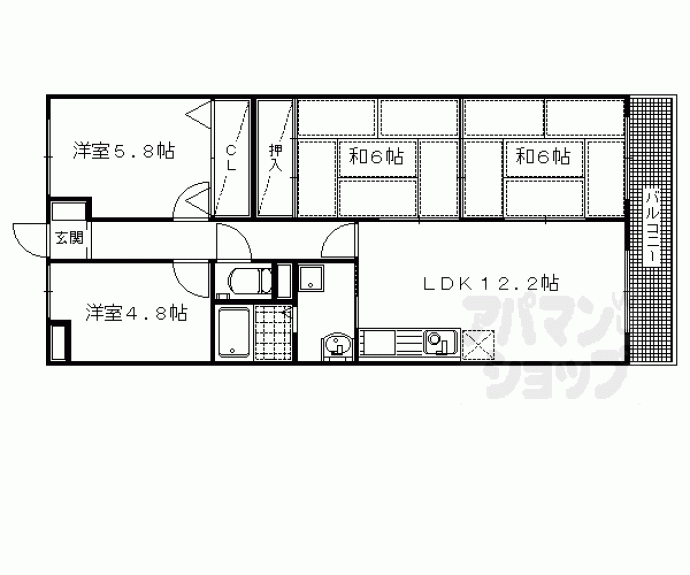 【エクセル神足】間取