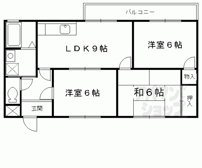 【Ｆフラット】間取