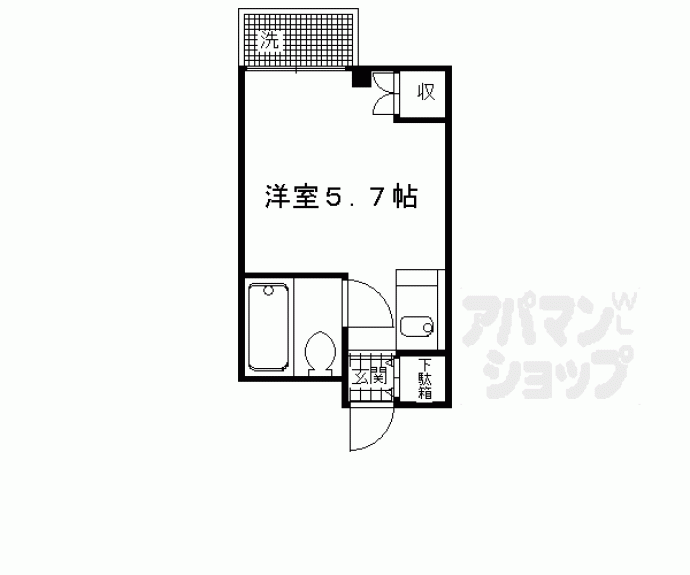 【シャトー５】間取