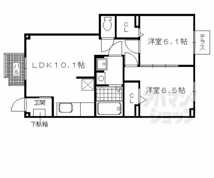 【ヴェラルーナ長岡京】間取