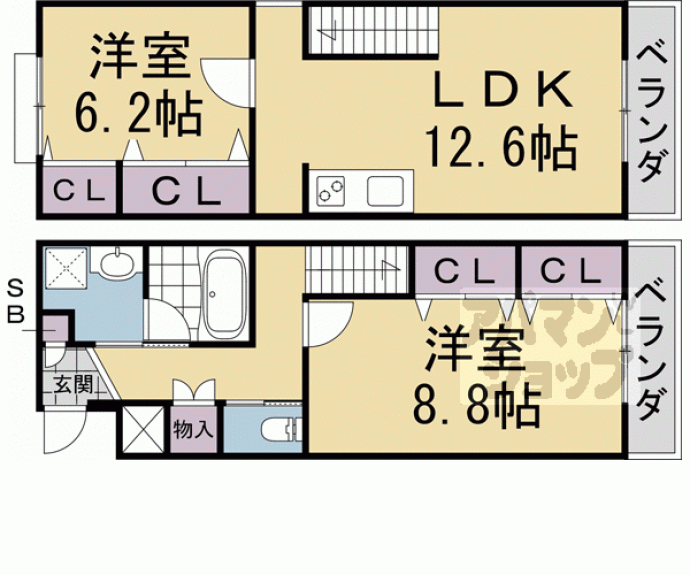 【ＳＥＬＥＮＥ桂】間取