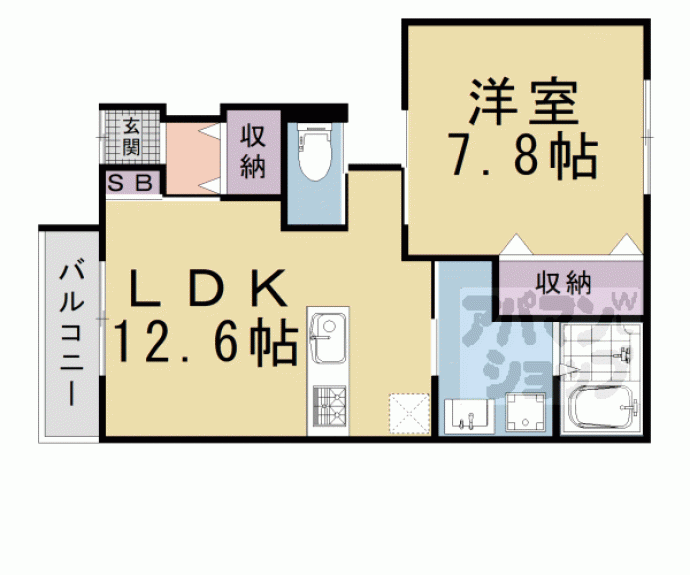 【ルーヴル西法寺】間取