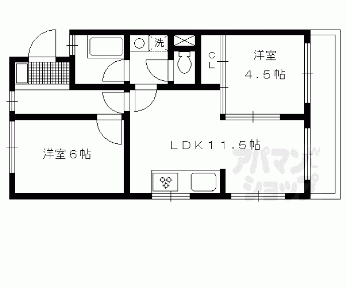 【小島マンション】間取