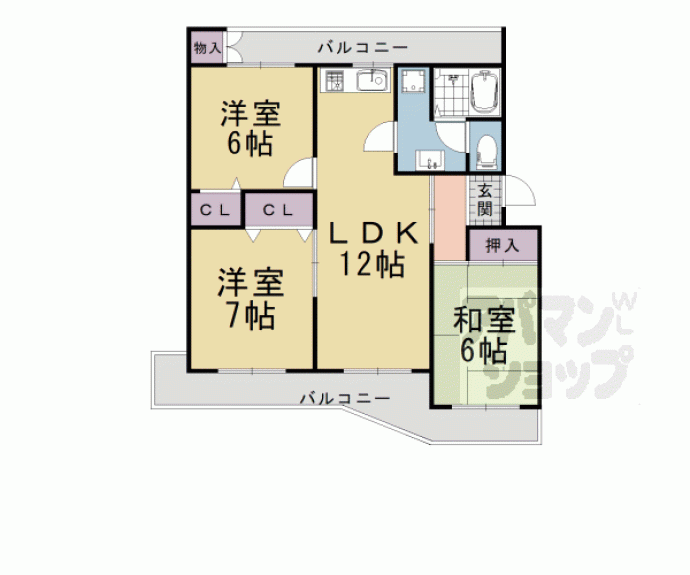 【南円明寺ヶ丘団地】間取