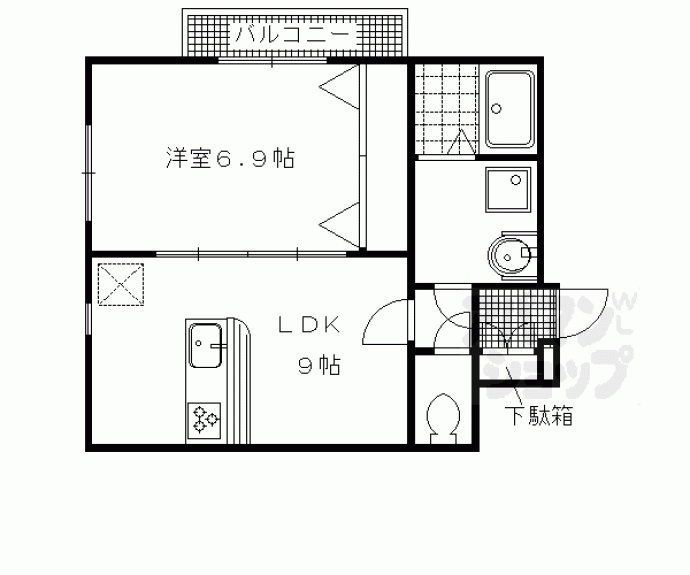 【シャルレ１３番館】間取