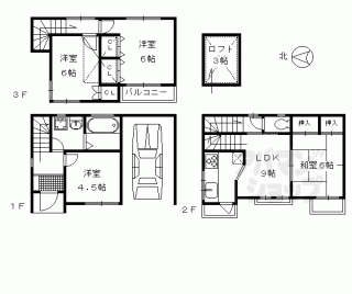 【桂徳大寺北町貸家２５】