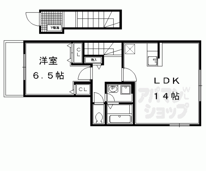 【メゾンドヤマダⅠ・Ⅱ】間取