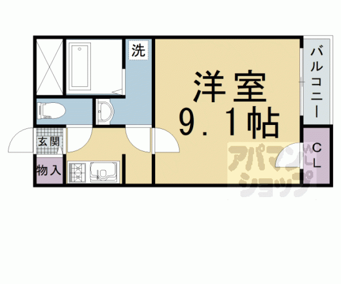 【レオネクストＭＡＴＳＵＯⅡ】間取