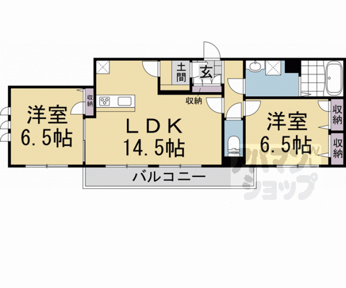 【神楽コート上桂】間取