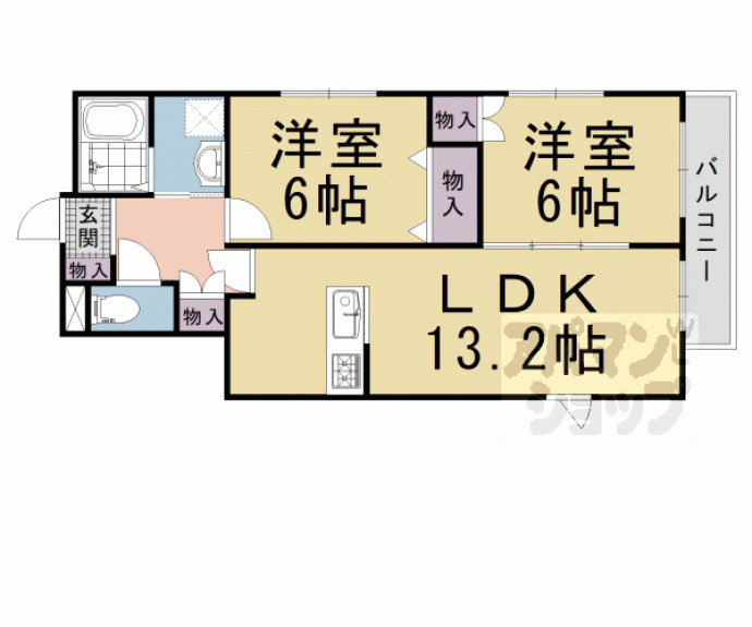 【メゾン大山崎】間取