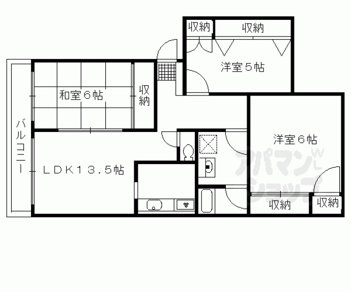 【ＦＡＭＩＬＩＡ桂】間取