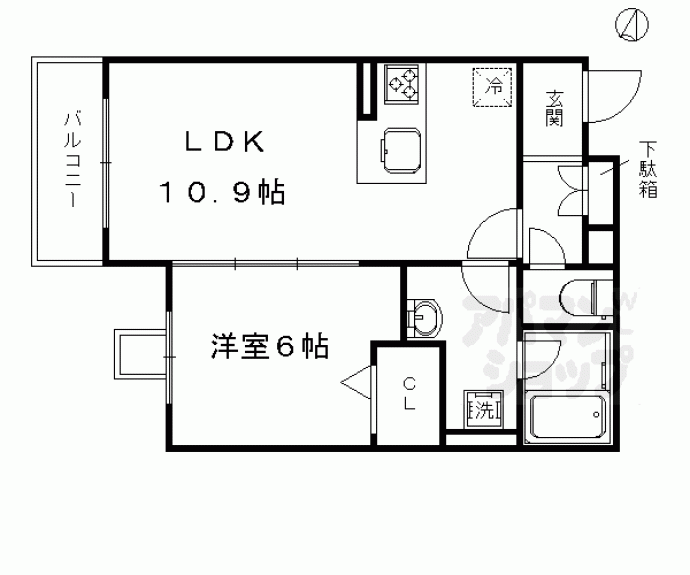 【シャーメゾン　さつき】間取