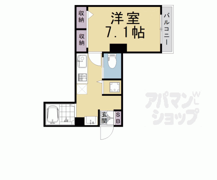 【ＣＡＳＡ　ＶＥＲＤＥ高辻】間取