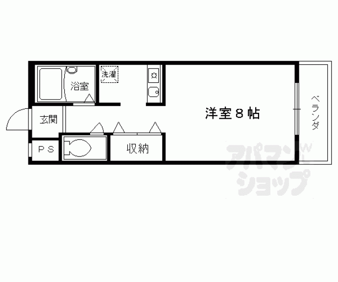 【ジュネス堀川】間取