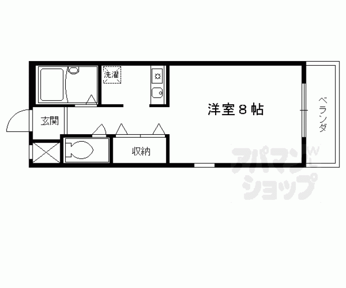 【ジュネス堀川】間取