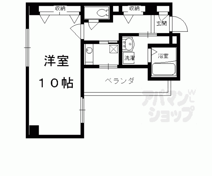 【ビレイユ眞英河原町】間取