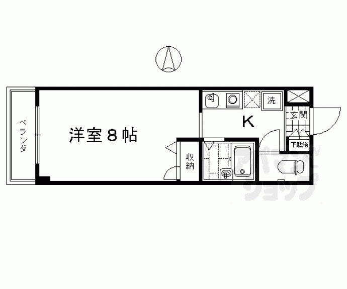 【コーポ西ノ庄】間取