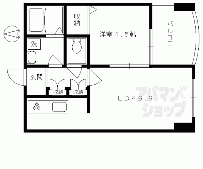 【ライフプラザ烏丸御池】間取