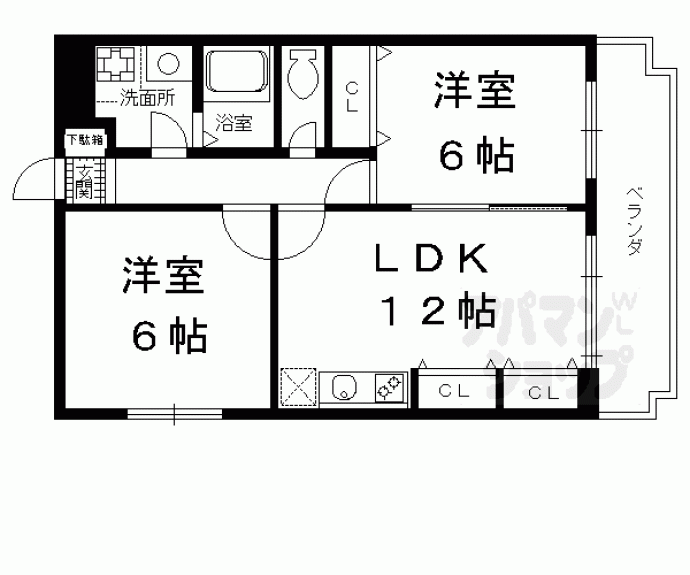 【マチエール大宮】間取