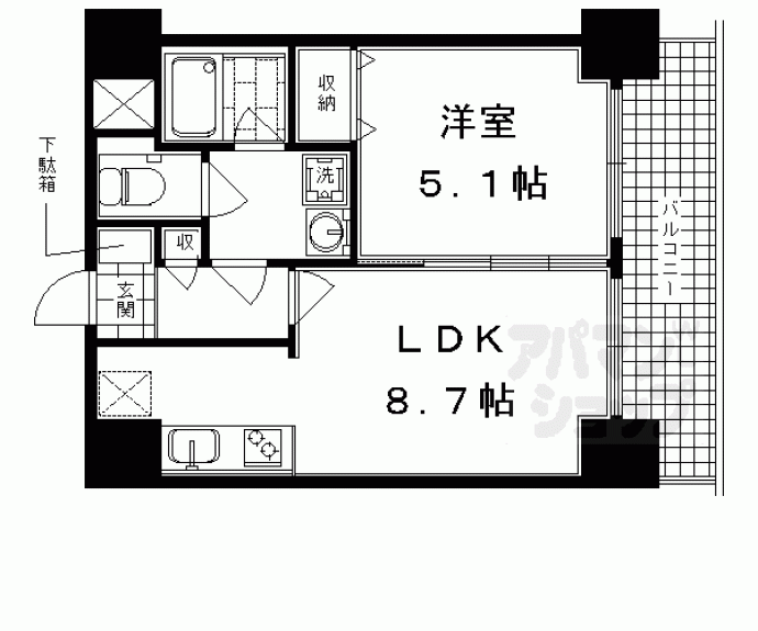 【アーバネックス室町】間取