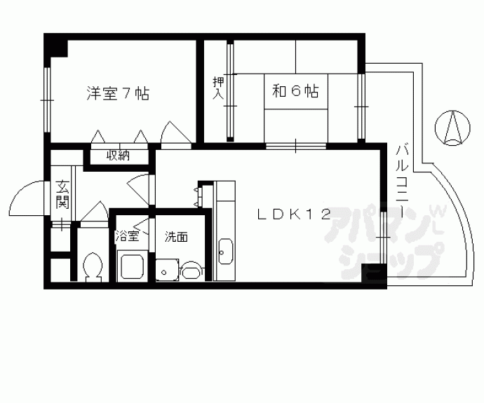 【メゾンパーマネンス】間取