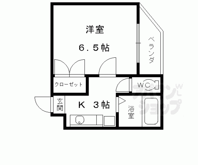 【ＡｄｅｓｓｏＰｏｚｚｏ烏丸六条】間取