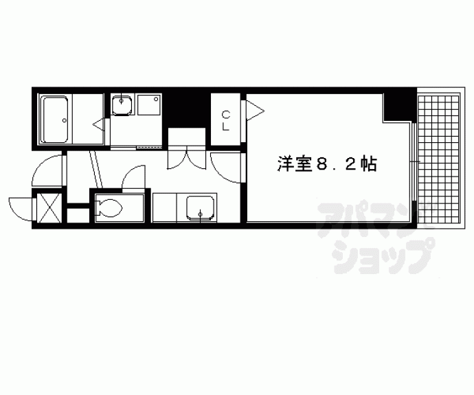 【エスト堀川】間取