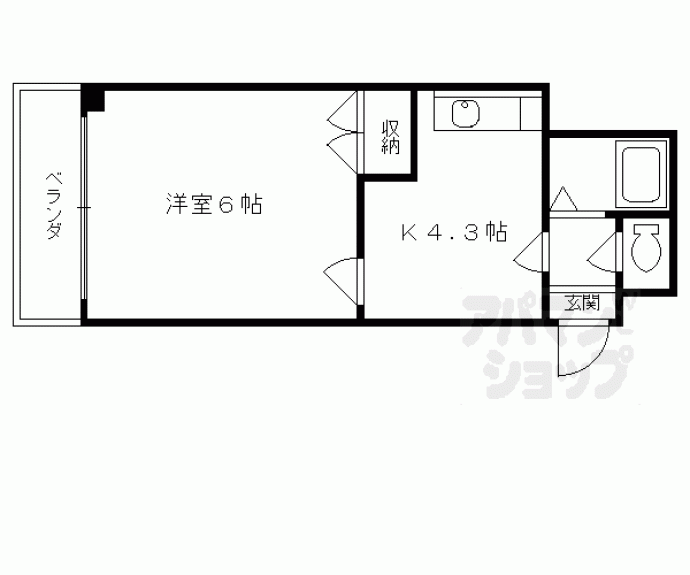 【グリーンハイツ東山】間取