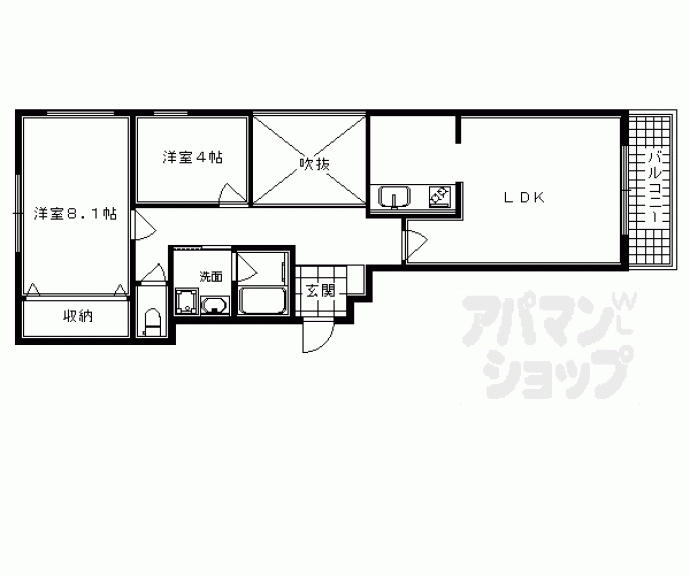 【ミレニアム御池】間取