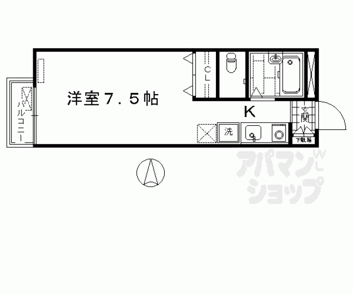 【ＬＳ七条鞘町】間取