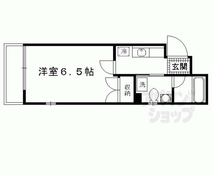 【七条西大路メゾン】間取