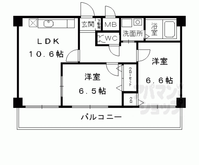 【ヴェルドミール】間取