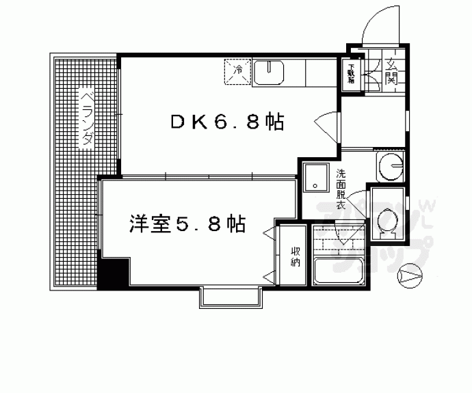 【ＷＩＬＬ２１－烏丸御池】間取