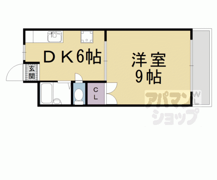 【エスポワール田中２番館】間取