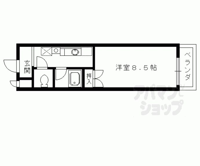 【烏丸五条悠】間取