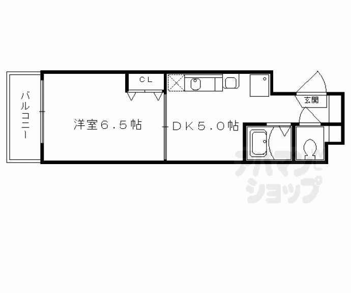 【シャイン蛸薬師】間取