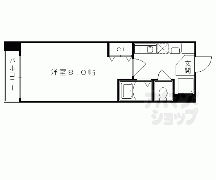 【シャイン蛸薬師】間取