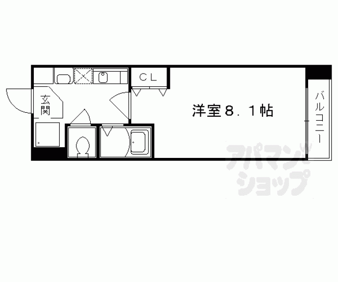 【シャイン蛸薬師】間取