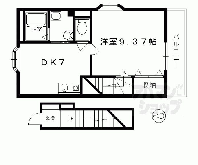 【ＣＯＭＯＤＯ藤城Ｃ】間取